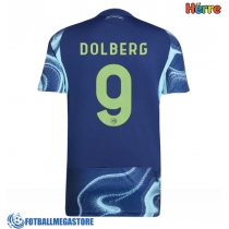 Fotballdrakt Herre Ajax Kasper Dolberg #9 Bortedrakt 2025-26 Kortermet